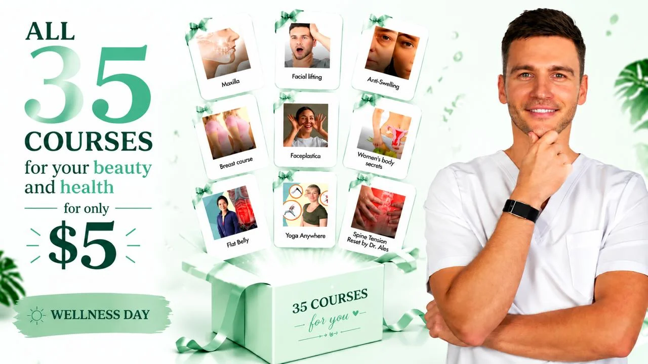 ALL 35 COURSES for your beauty and health for only $5 — Wellness Day Offer